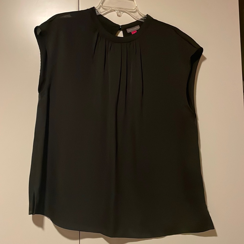 Black Vince Camaro Blouse Top